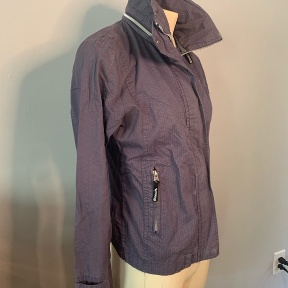 Bench Purple Windbreaker with Hood in Collar - Picture 2 of 10